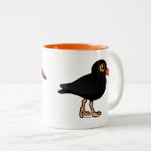 Black Oystercatcher Tweekleurige Koffiemok (Voorkant rechts)