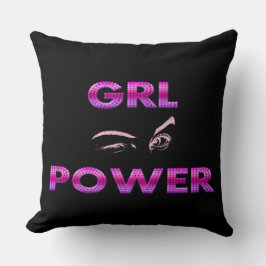Black Paars Girl Power Sierkussen