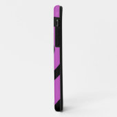 Black Paars Hypnotic Heart Love Pattern Case-Mate iPhone Case (Achterkant/links)
