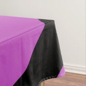 Black Paars Hypnotic Heart Love Pattern Tafelkleed (Voorbeeld)