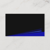 Black Page Curl-profielkaart Visitekaartje (Achterkant)