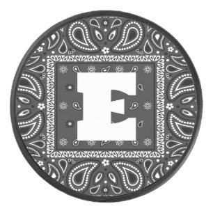 Black Paisley Bandana Verjaardag Hip Hop Rap Scarf Hockey Puck