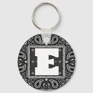 Black Paisley Bandana Verjaardag Hip Hop Rap Scarf Sleutelhanger