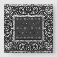 Black Paisley Bandana Verjaardag Hip Hop Rap Scarf