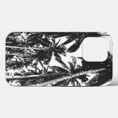 Black Palm Trees Case-Mate iPhone Case (Achterkant (horizontaal))