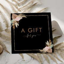 Black Pampas Grass Dried Palm Floral Beauty Salon