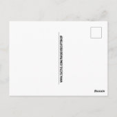 BLACK PANTHER ART BRIEFKAART (Achterkant)