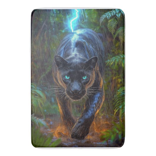 Black Panther Badmat (Voorkant Verticaal)