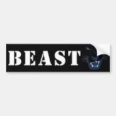 Black Panther Beast Bumpersticker (Voorkant)