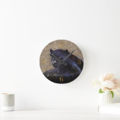 Black Panther Big Cat Animal-Lover wandklok (Huis)