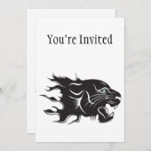 Black Panther Blue Eyes Kaart (Voorkant / Achterkant)