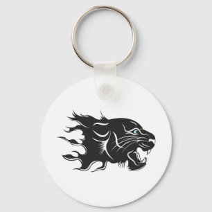 Black Panther Blue Eyes Sleutelhanger
