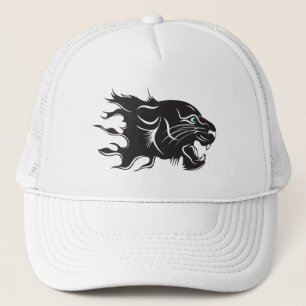Black Panther Blue Eyes Trucker Pet