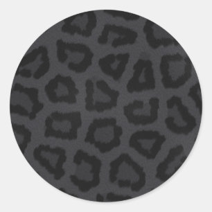 Black Panther bontprint Ronde Sticker