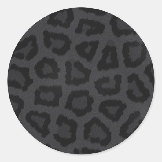 Black Panther bontprint Ronde Sticker (Voorkant)