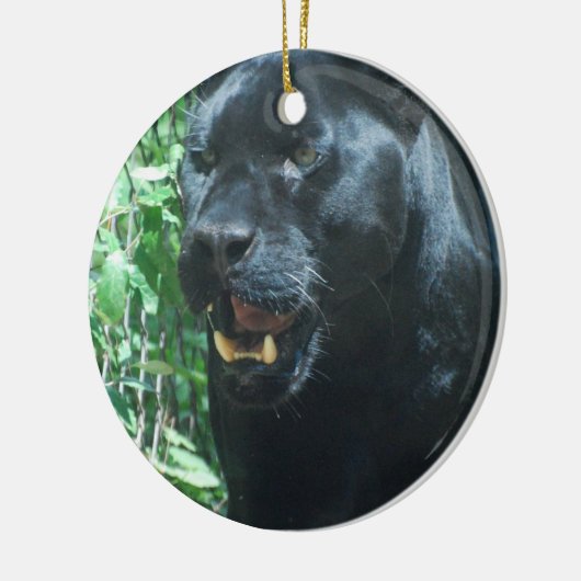 Black Panther Cat Ornament (Links)