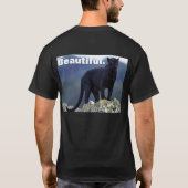 BLACK PANTHER CAT T-SHIRT (Achterkant)