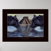 BLACK PANTHER & CHICHEN ITZA Art Poster (Voorkant)