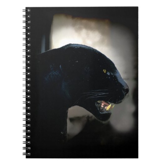 Black Panther Dierenvriend Artwork Notitieboek (Voorkant)