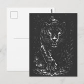 Black Panther — door BurnsInHell Briefkaart (Voorkant / Achterkant)
