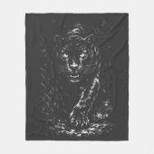 Black Panther — door BurnsInHell Fleece Deken (Voorkant)