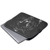 Black Panther — door BurnsInHell Laptop Sleeve (Voorkant onderkant)