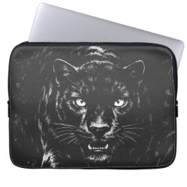 Black Panther — door BurnsInHell Laptop Sleeve