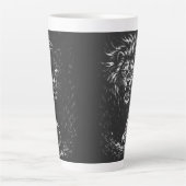 Black Panther — door BurnsInHell Latte Mok (Voorkant)