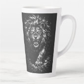 Black Panther — door BurnsInHell Latte Mok (Rechts)
