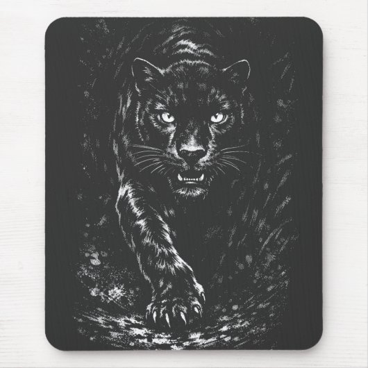 Black Panther — door BurnsInHell Muismat (Voorkant)
