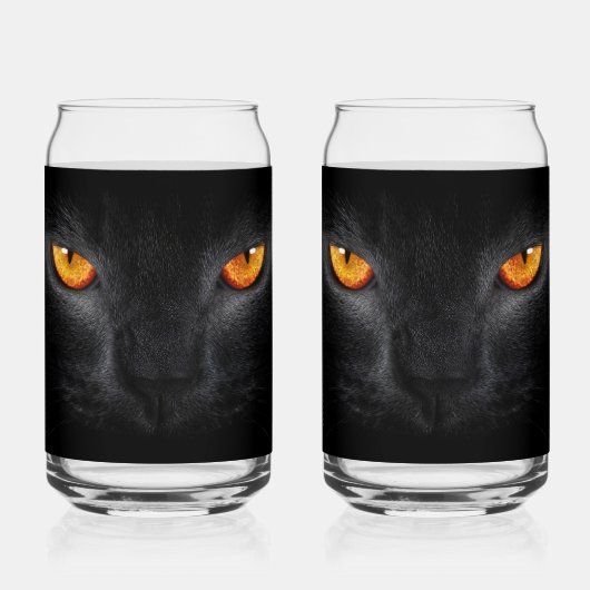 Black Panther Eyes Blikvorm Glas (Voorkant)