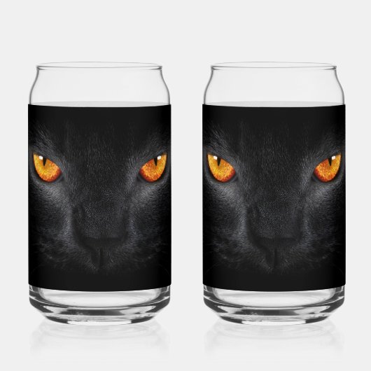 Black Panther Eyes Blikvorm Glas (Achterkant)