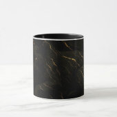 Black Panther Gold Marble Art Mok (Midden)