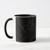 Black Panther Gold Marble Art Mok (Links)