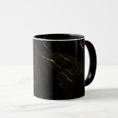 Black Panther Gold Marble Art Mok (Voorkant rechts)
