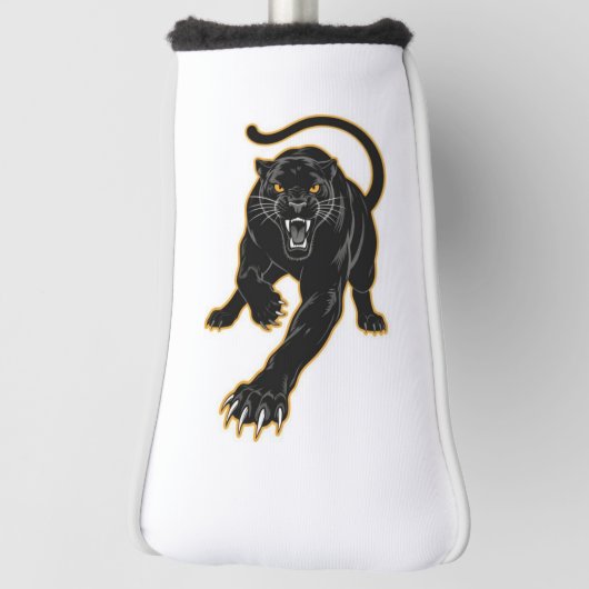 Black Panther Golf Head Hoesje Golfheadcover (Draai 90)