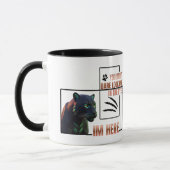Black Panther Grafiek "Ik ben hier" Mok (Links)
