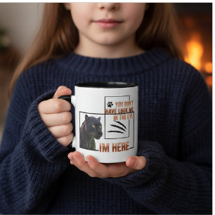 Black Panther Grafiek "Ik ben hier" Mok