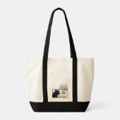 Black Panther Grafiek "Ik ben hier" Tote Bag (Achterkant)