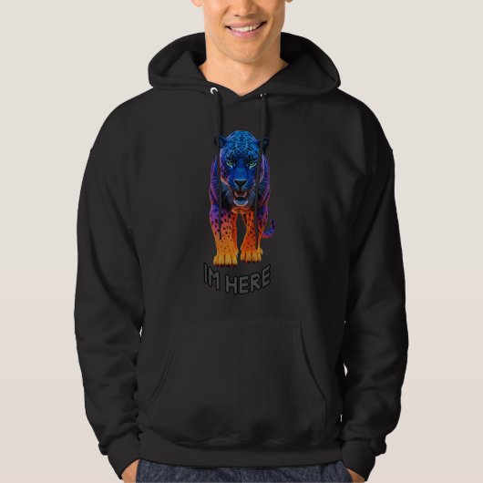 Black Panther Grafische "I'm Here" T-shirt (Voorkant)