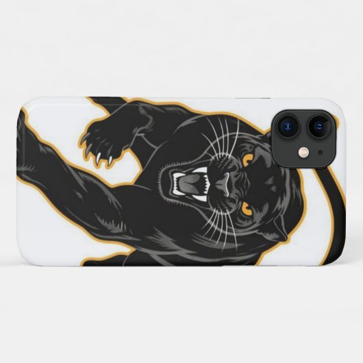Black Panther iPhone hoesje (Achterkant (horizontaal))