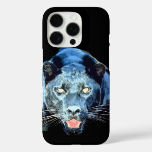Black Panther Jaguar Eyes iPhone 16 Pro Hoesje