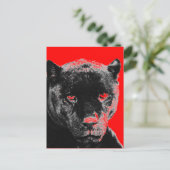 Black Panther Jaguar Postcard Briefkaart (Staand voorkant)