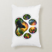Black Panther Jungle Paw Design Accent Kussen (Voorkant(Verticaal))