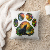 Black Panther Jungle Paw Design Kussen (Deken)