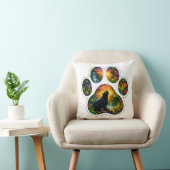 Black Panther Jungle Paw Design Kussen (Stoel)