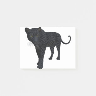 Black Panther Leopard Jaguar Cat Big Willife Post-it® Notes