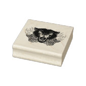 Black Panther met Rozen en vlammen Rubberstempel (Stempel)