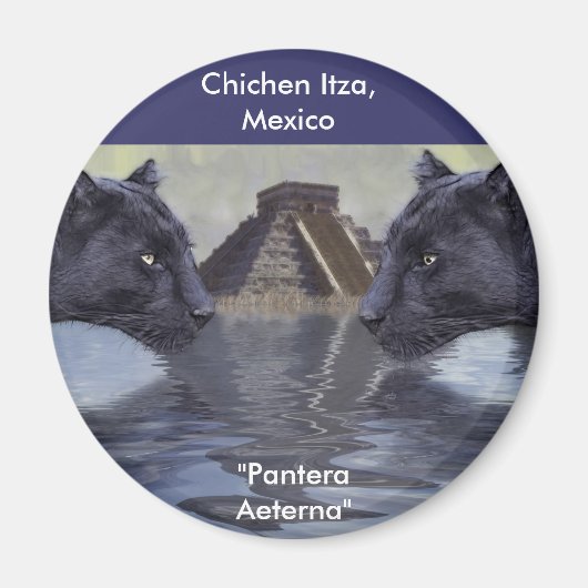 Black Panther Mexico Collectie Magneet (Voorkant)