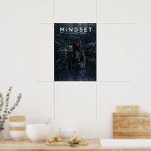 Black Panther Mindset Motivation Poster (Keuken)